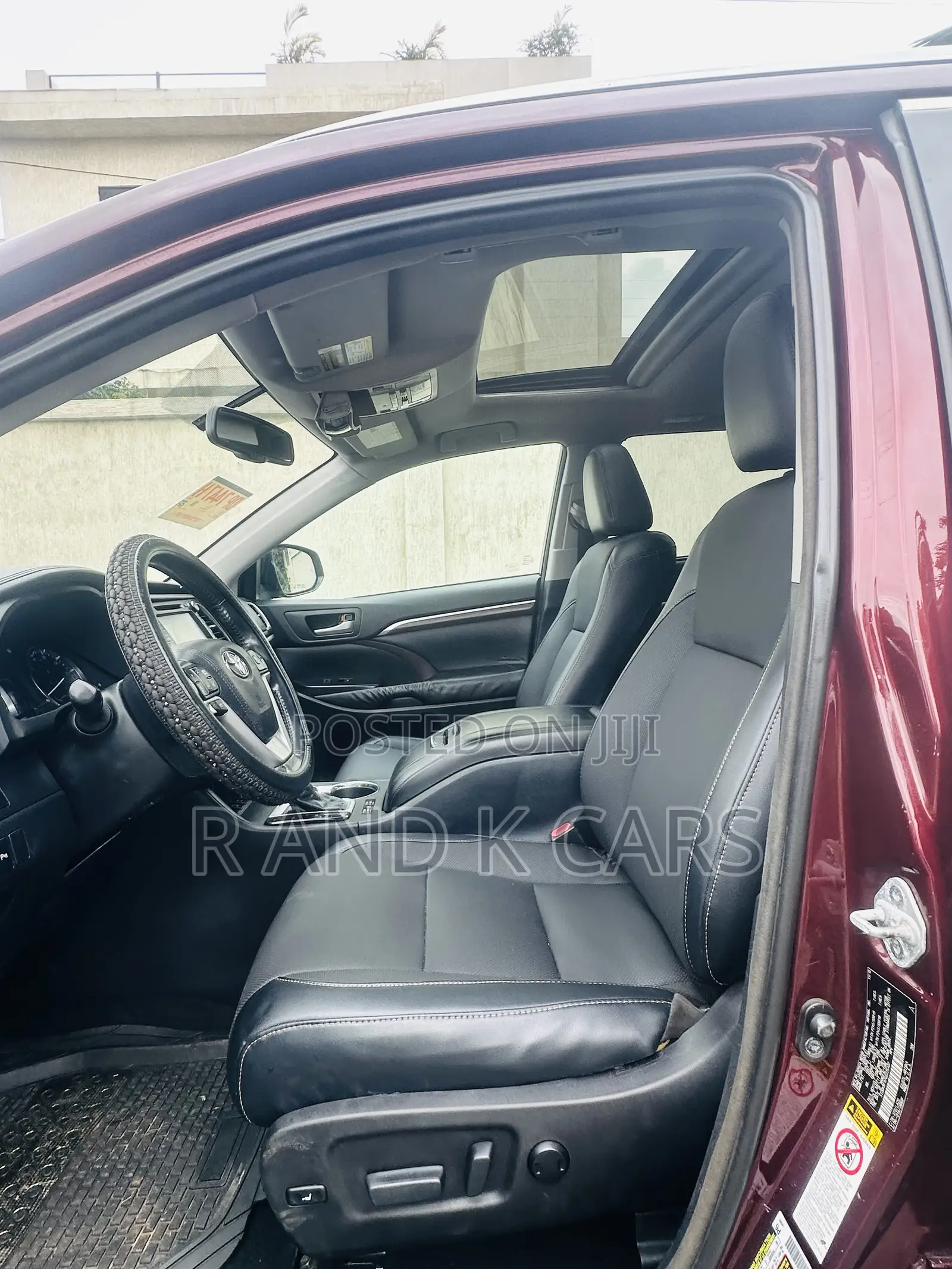 Toyota Highlander Limited Platinum V6 4x2 (3.5L 6cyl 6A) 2016 Red