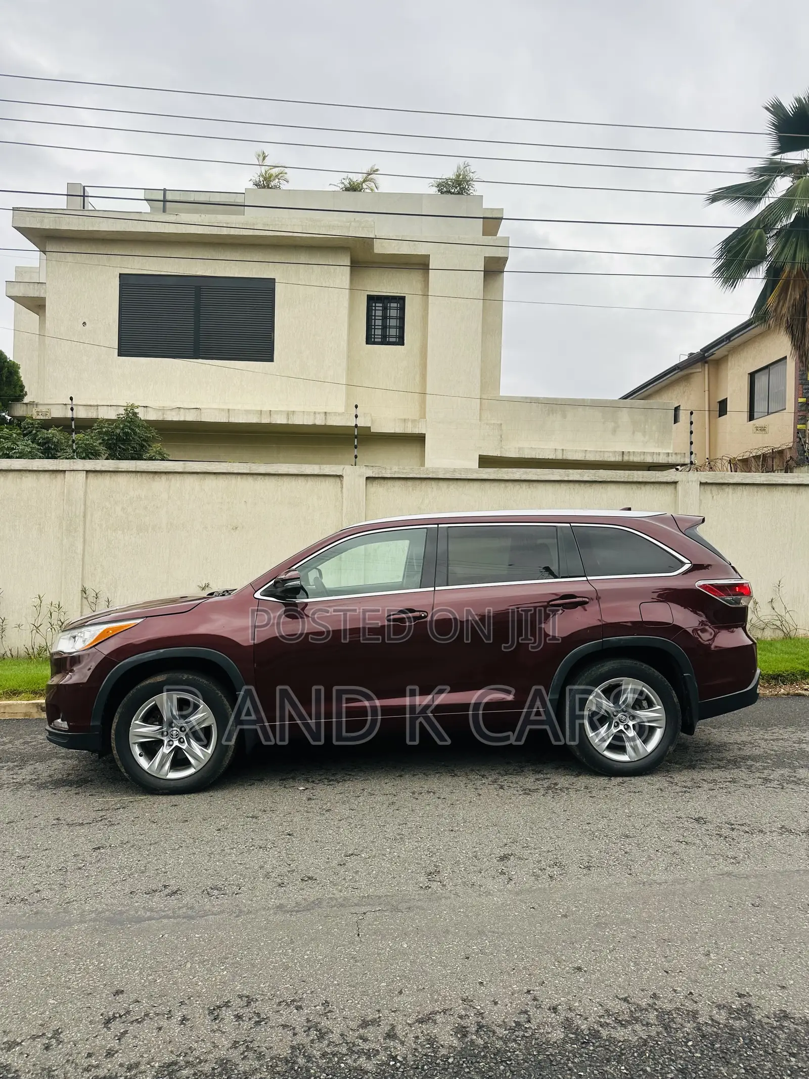 Toyota Highlander Limited Platinum V6 4x2 (3.5L 6cyl 6A) 2016 Red