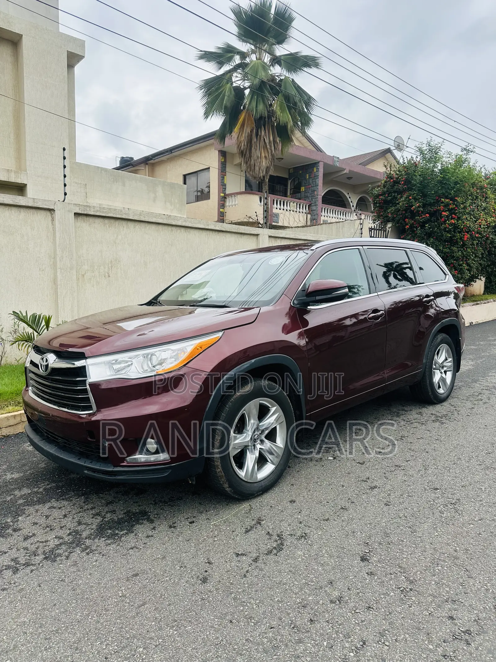 Toyota Highlander Limited Platinum V6 4x2 (3.5L 6cyl 6A) 2016 Red