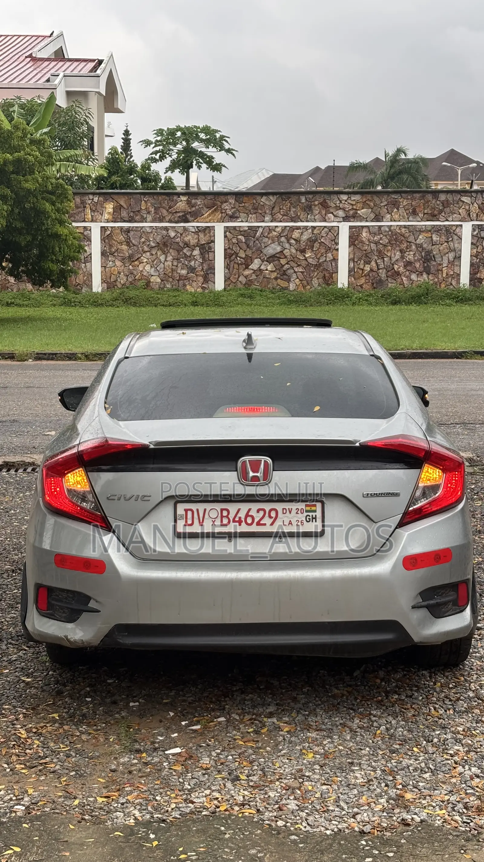 Honda Civic Touring Sedan 2018 Silver
