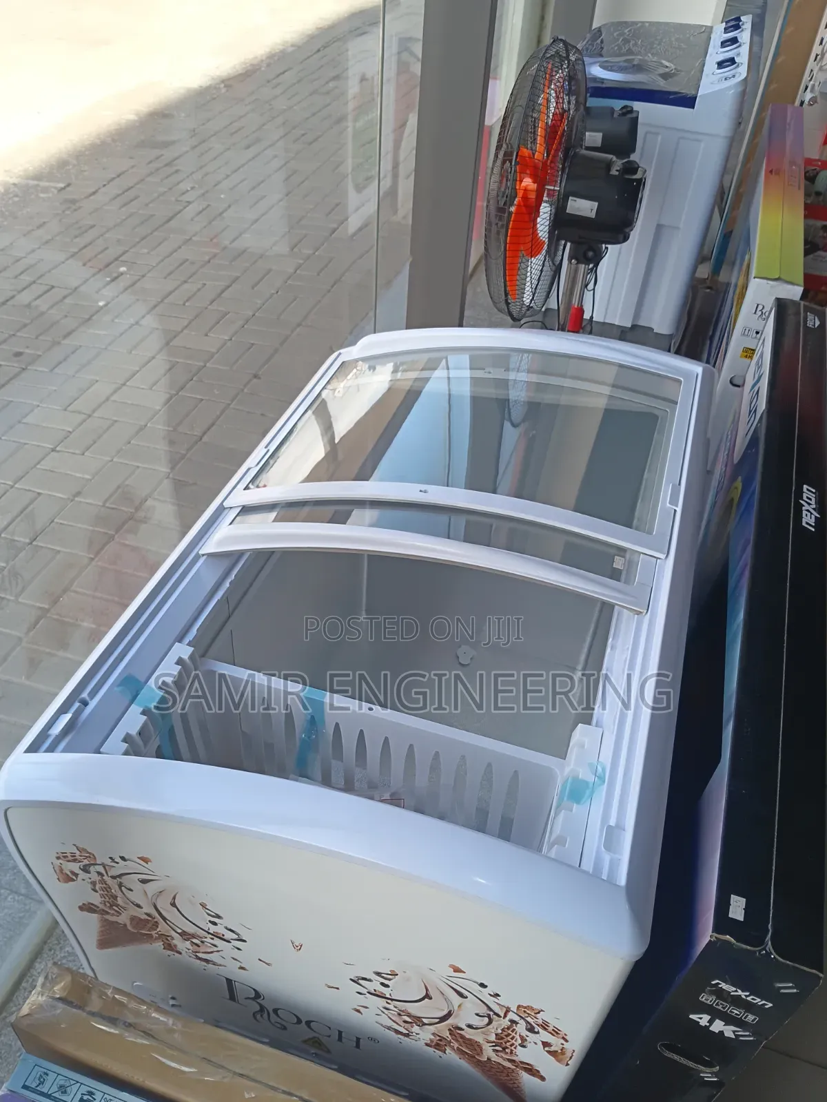 Ris-370d Refers to the Roch Ice Cream Showcase Freezer for Commercial