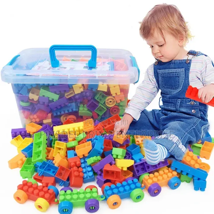 Kids Lego Blocks in a Container
