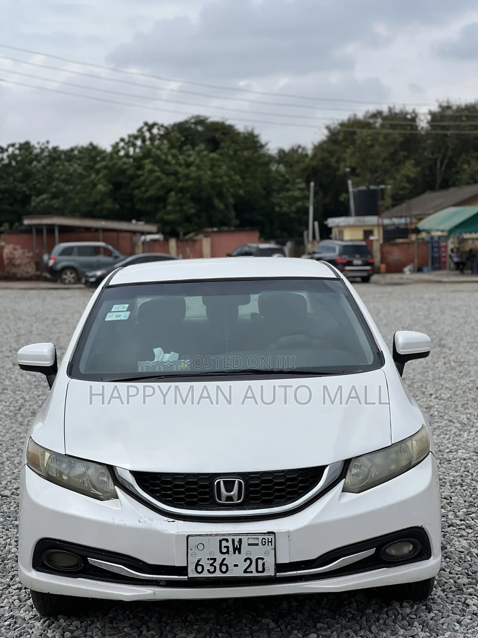 Honda Civic LX 4dr Sedan (1.8L 4cyl CVT) 2014 White