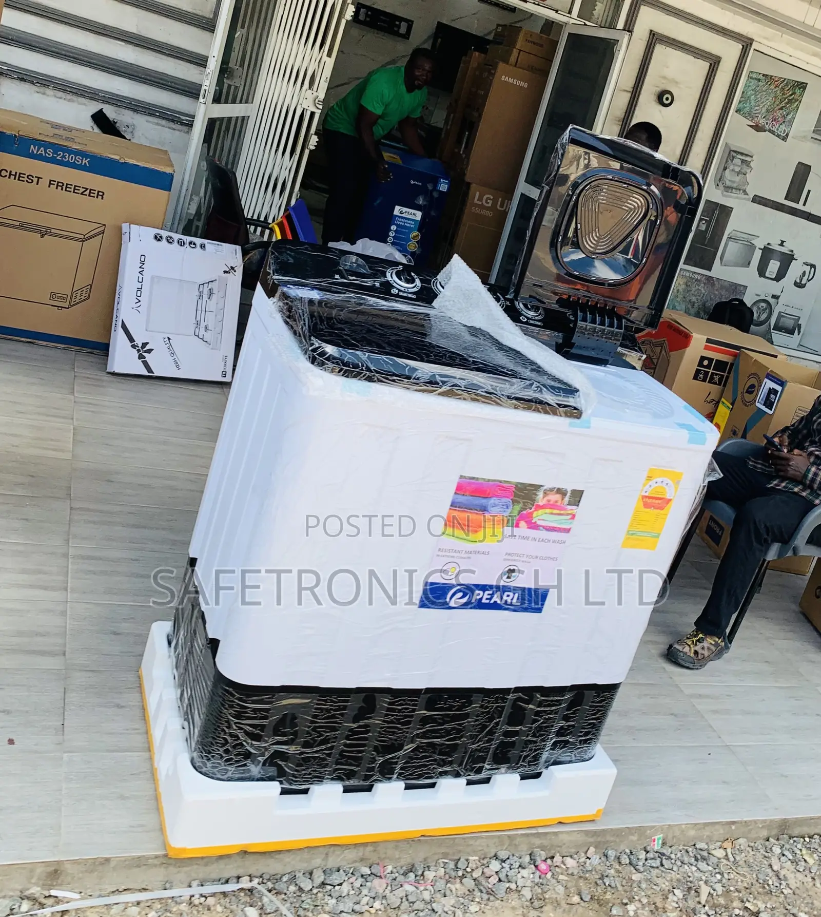 Try Secure Pearl 18kg Twin Tub Semi-Automatic Washing Machine