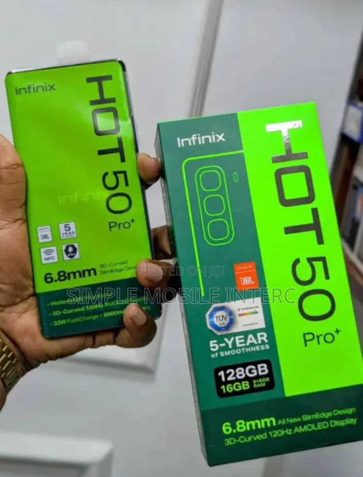 New Infinix Hot 60 Pro 256 GB Black