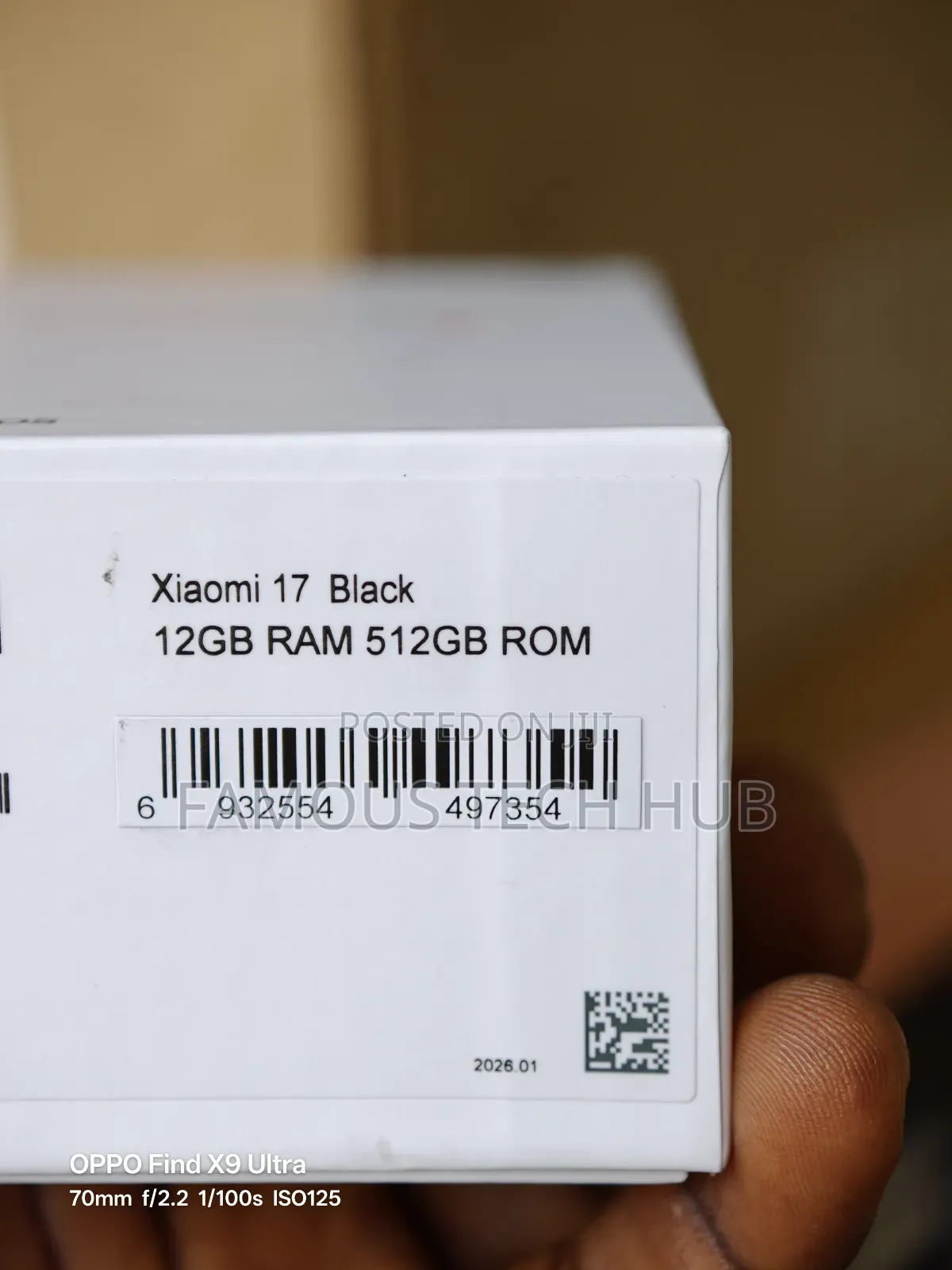 New Xiaomi 17 512 GB Black