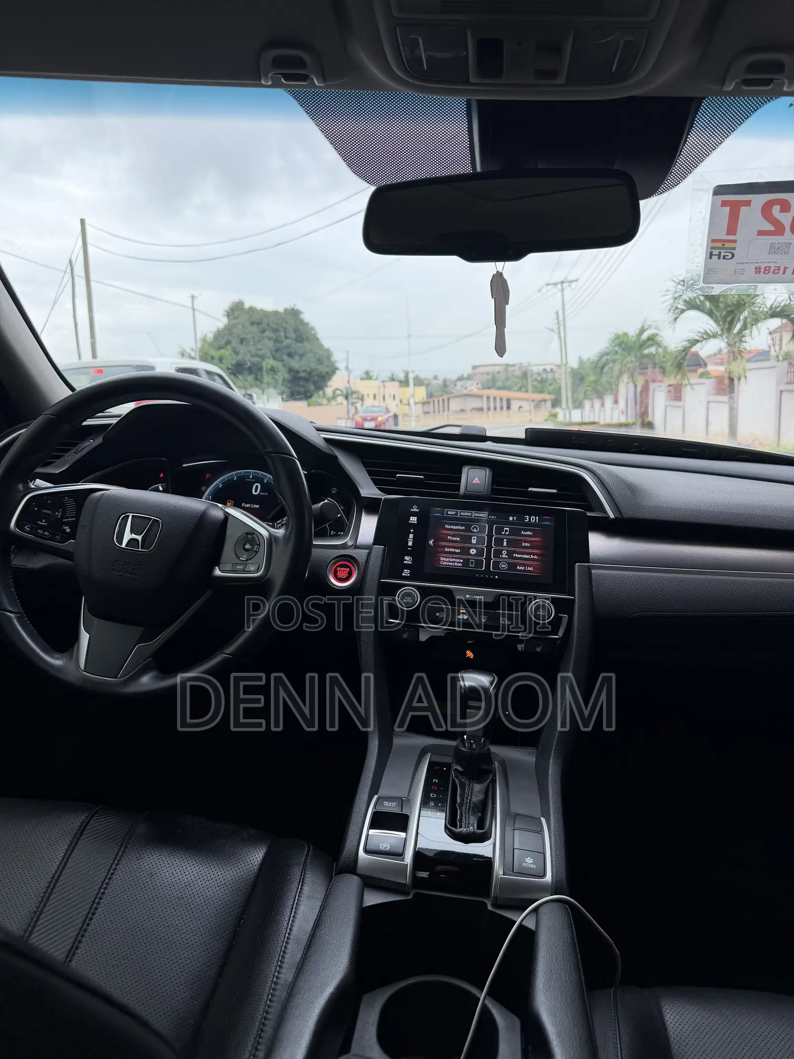 Honda Civic Touring Sedan 2018 White
