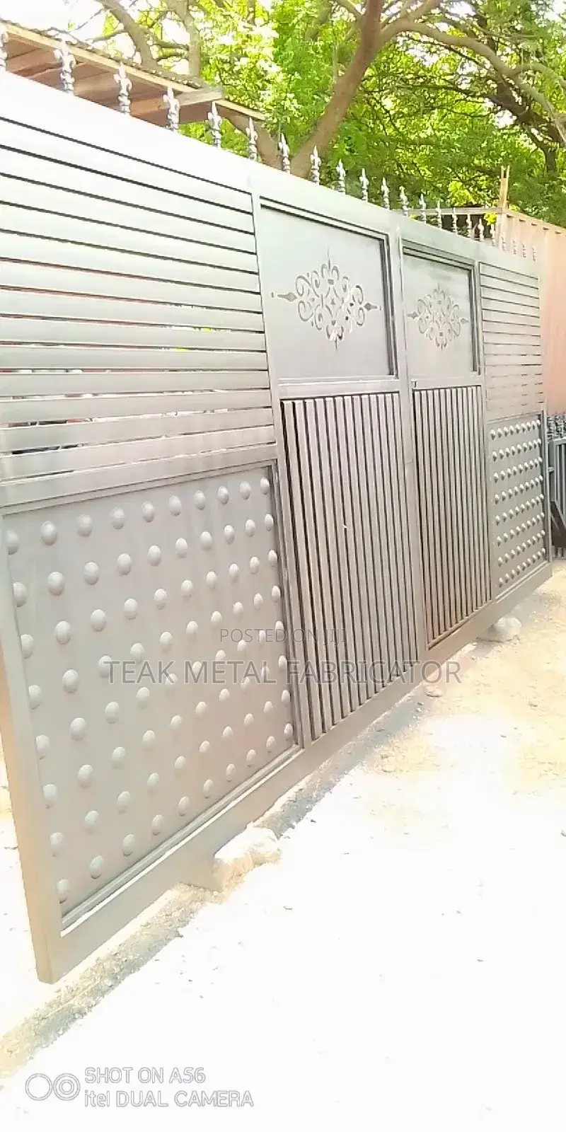 Sliding Metal Gate