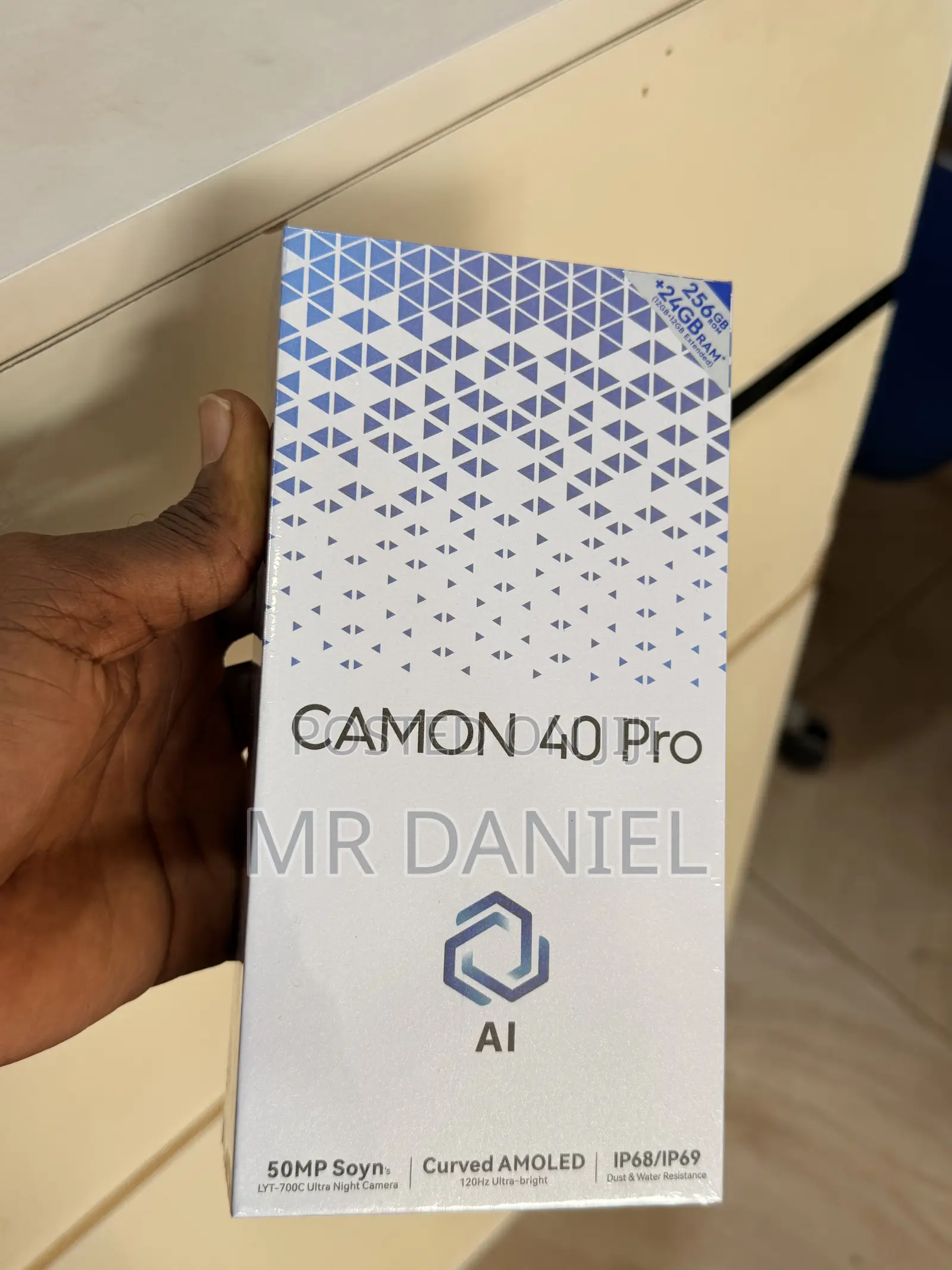 New Tecno Camon 40 Pro 5G 256 GB Black