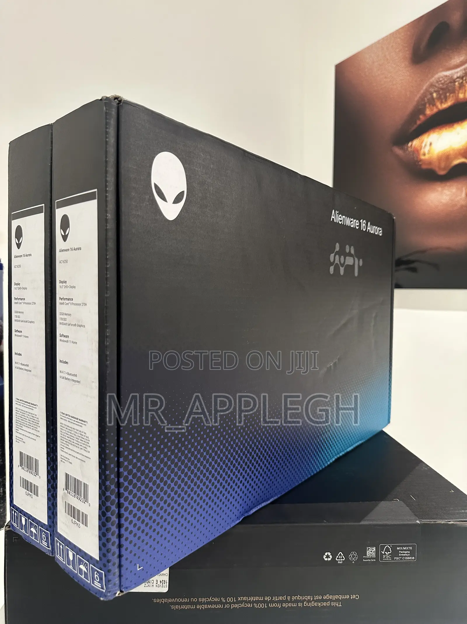 New Laptop Alienware 16 Aurora 32GB Intel Core 7 SSD 1T