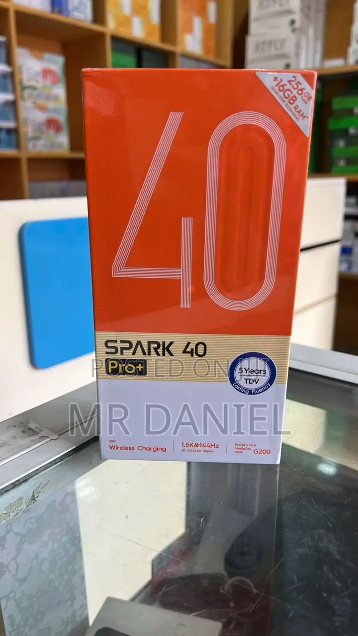 New Tecno Spark 40 Pro+ 256 GB Gray