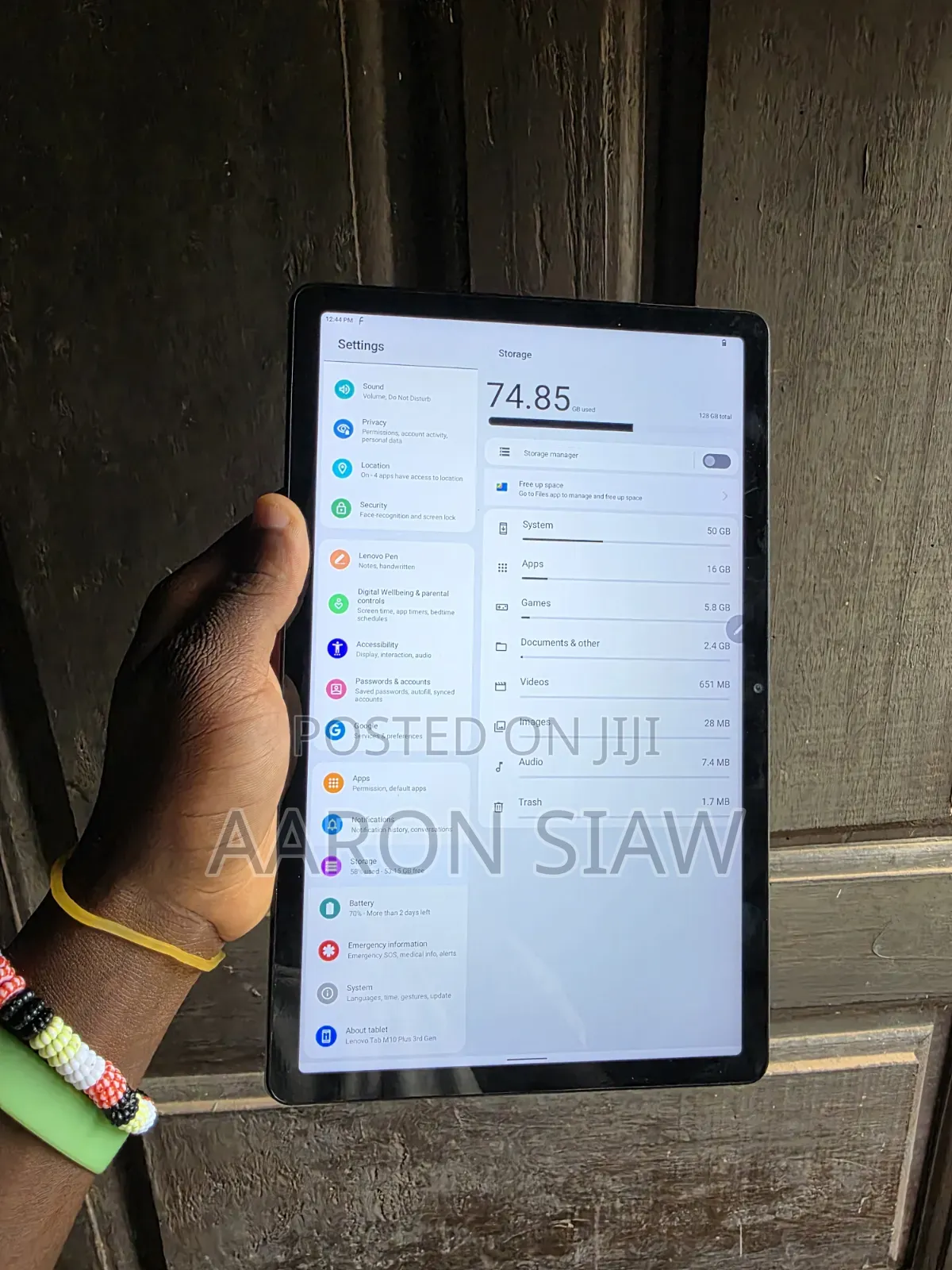 Lenovo Tab M10 Plus (3rd Gen) 128 GB