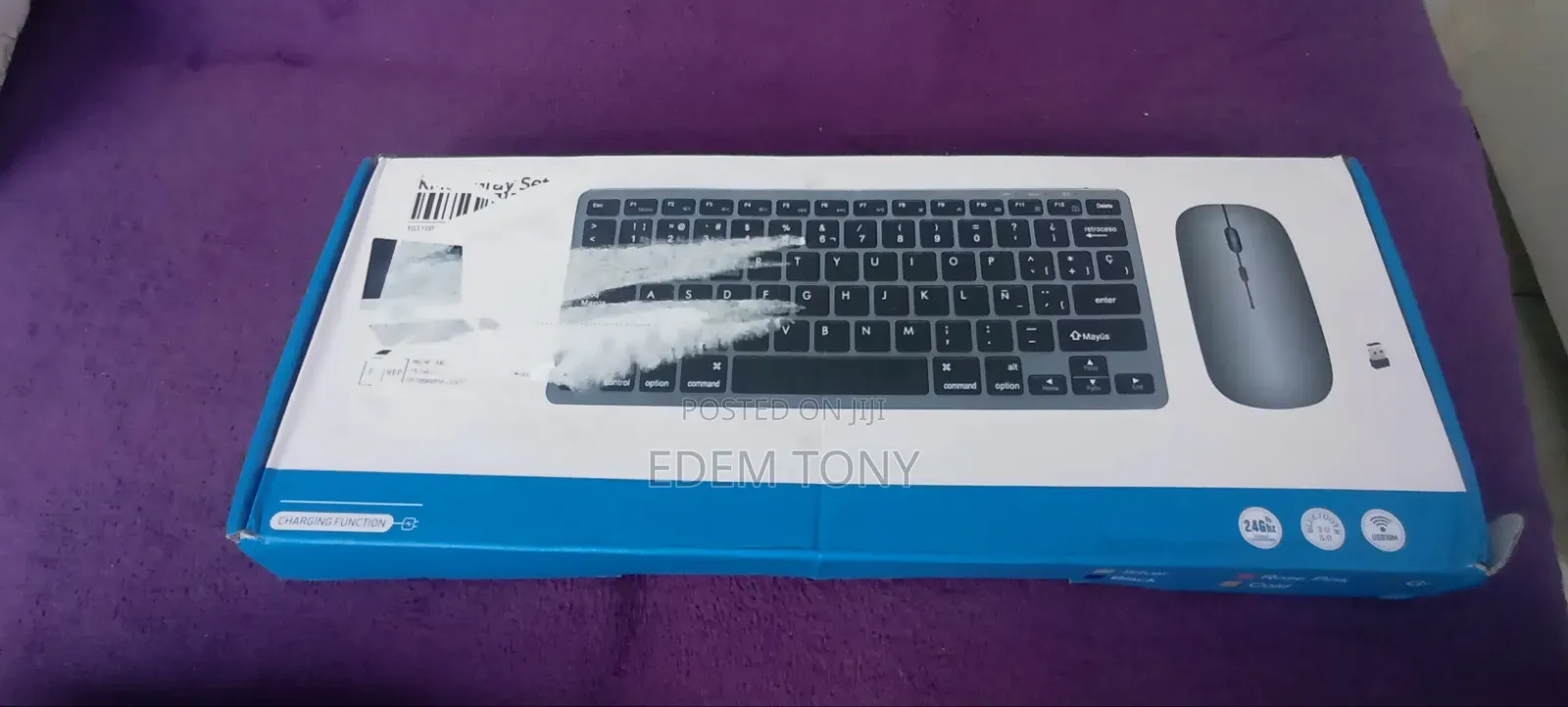 Super Slim Portable Rechargeable Bluetooth Keyboard Mouse Combo