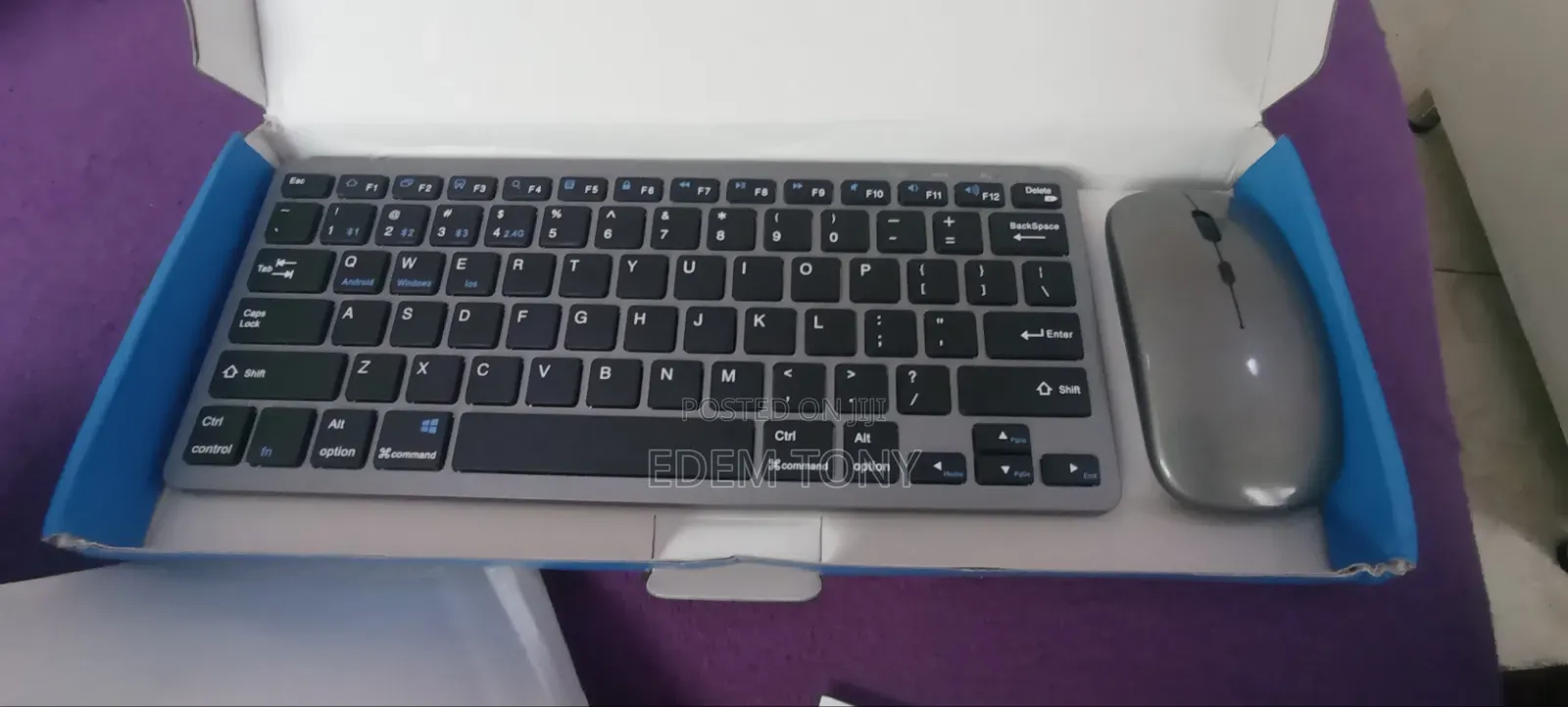 Super Slim Portable Rechargeable Bluetooth Keyboard Mouse Combo