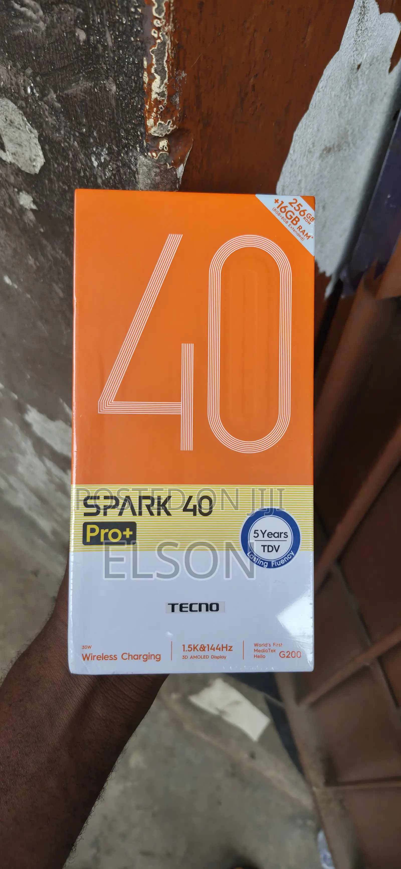 New Tecno Spark 40 Pro+ 256 GB Black