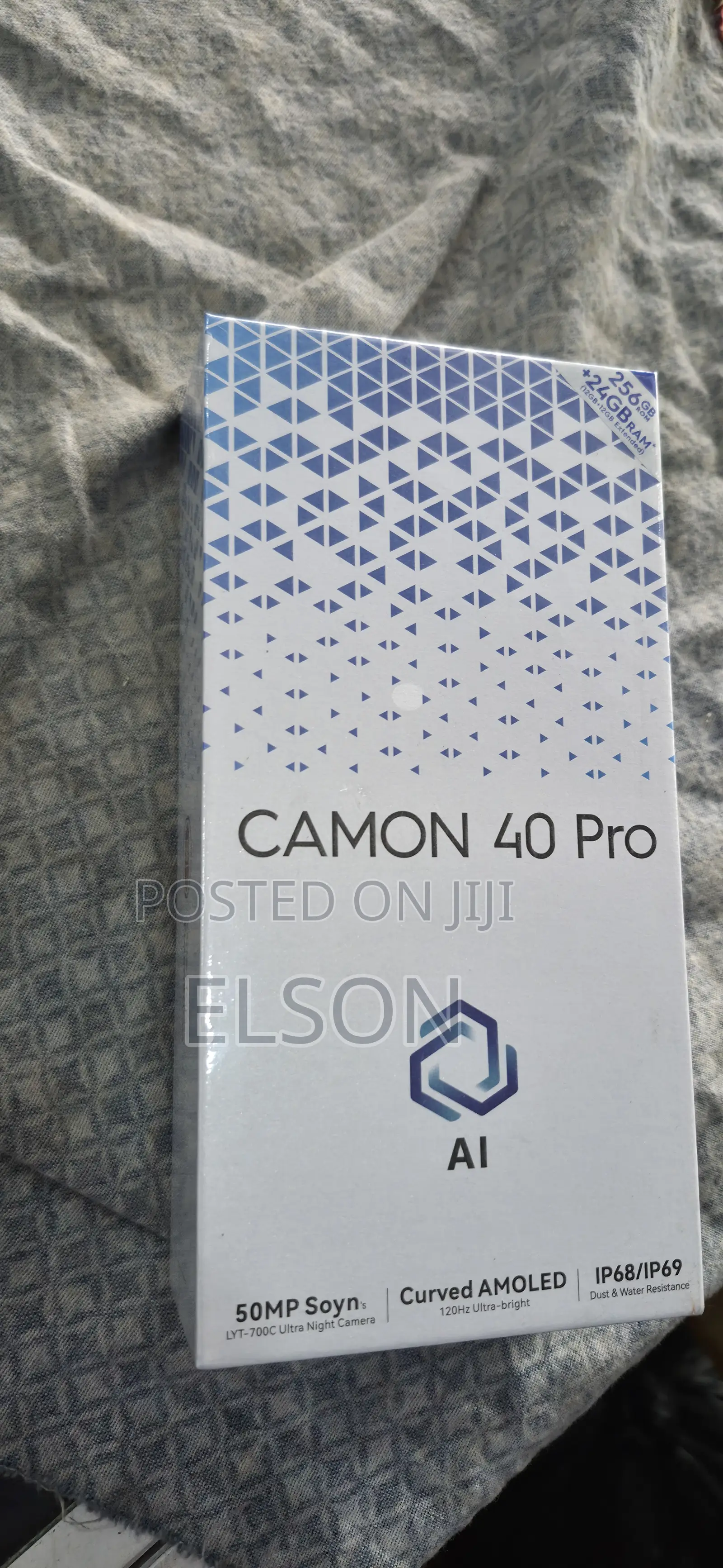 New Tecno Camon 40 Pro 5G 256 GB Black