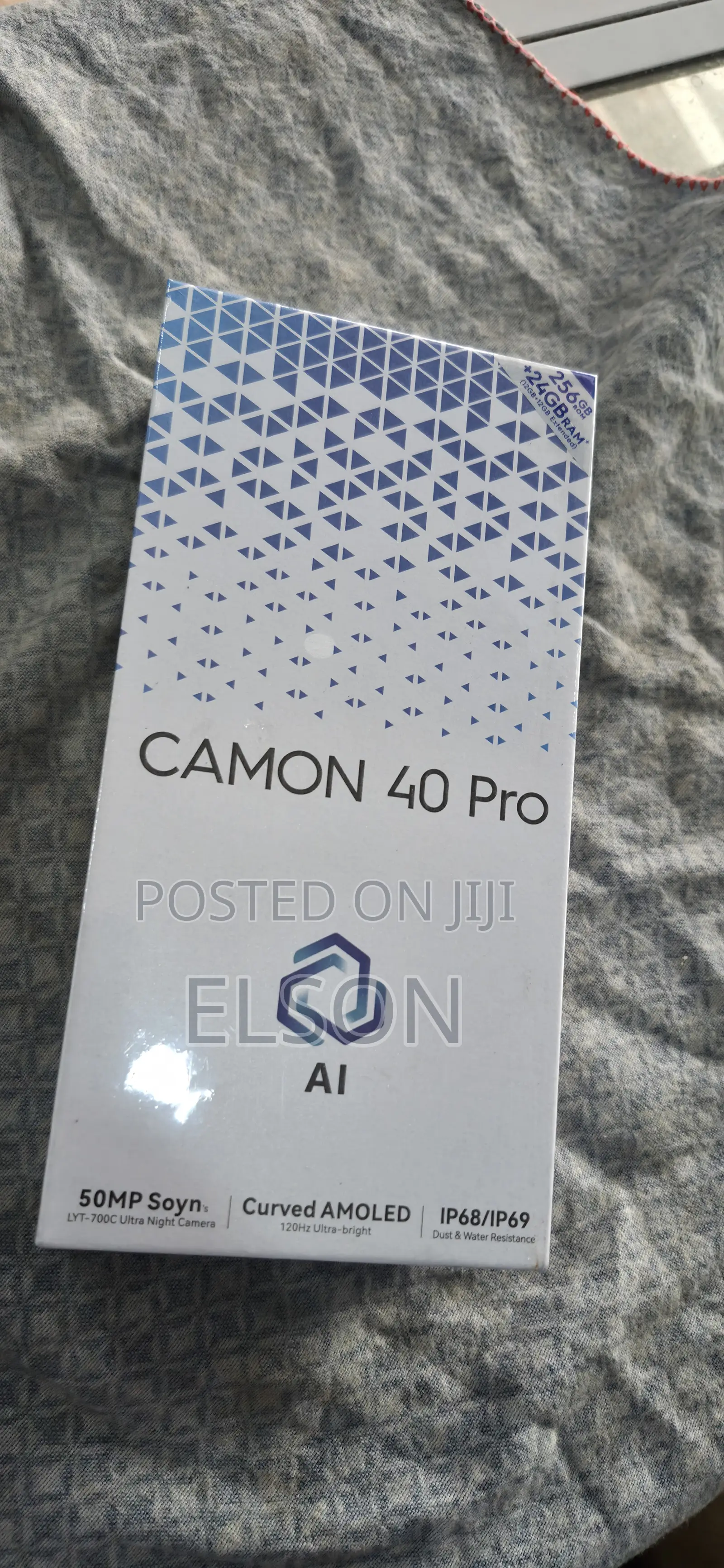 New Tecno Camon 40 Pro 5G 256 GB Black