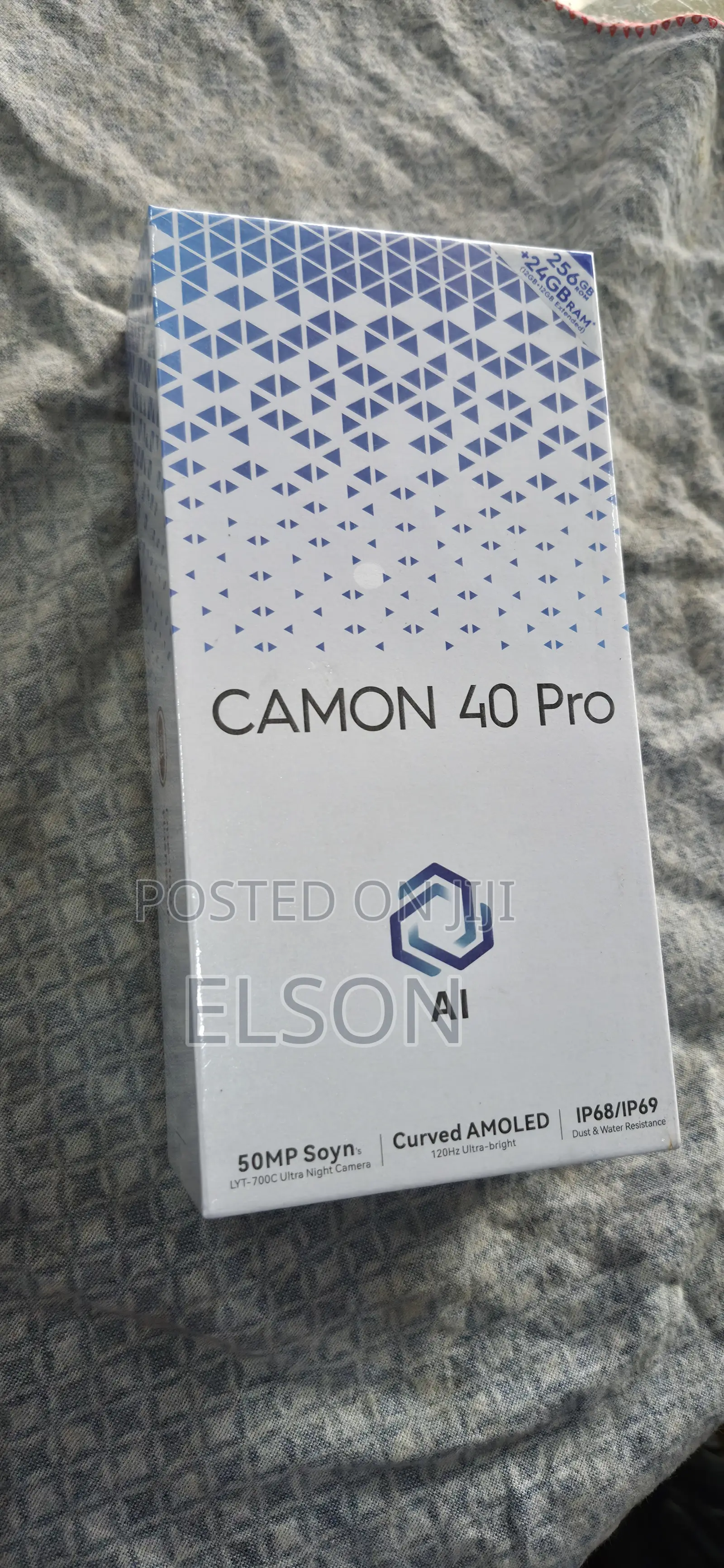 New Tecno Camon 40 Pro 5G 256 GB Black