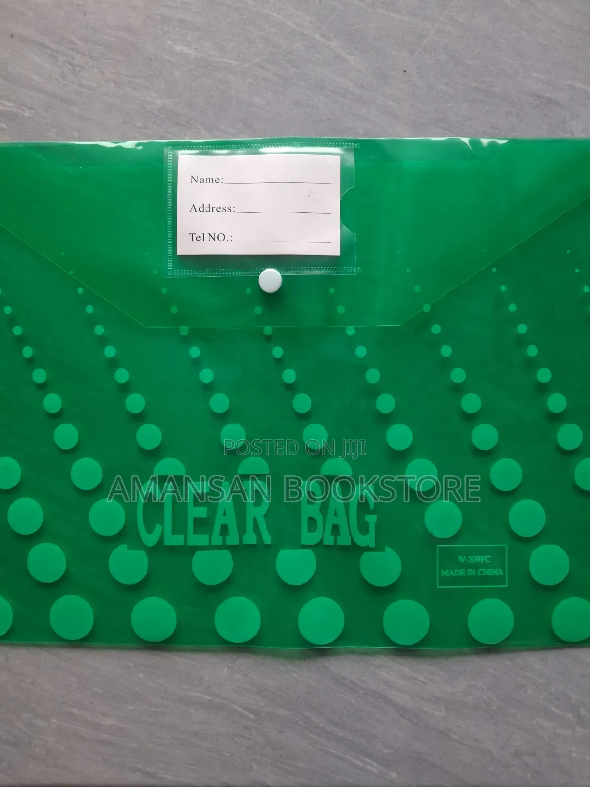 Clear Bag (Green)