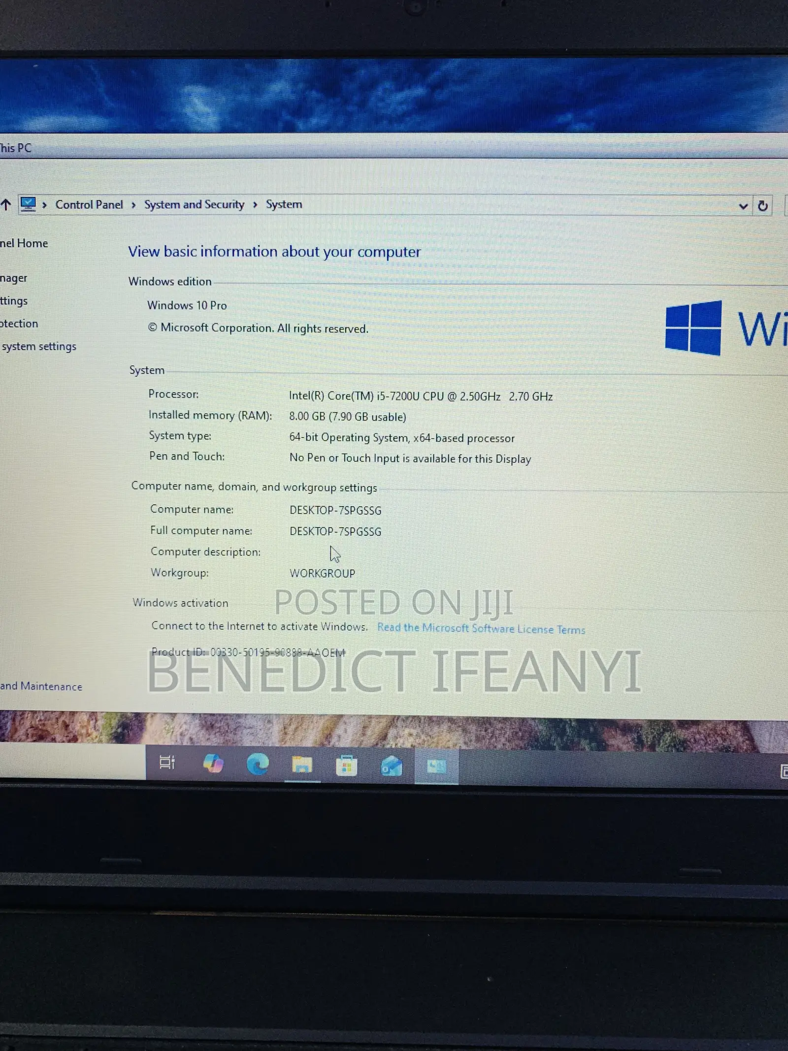 Laptop Lenovo ThinkPad L570 8GB Intel Core i5 SSD 256GB
