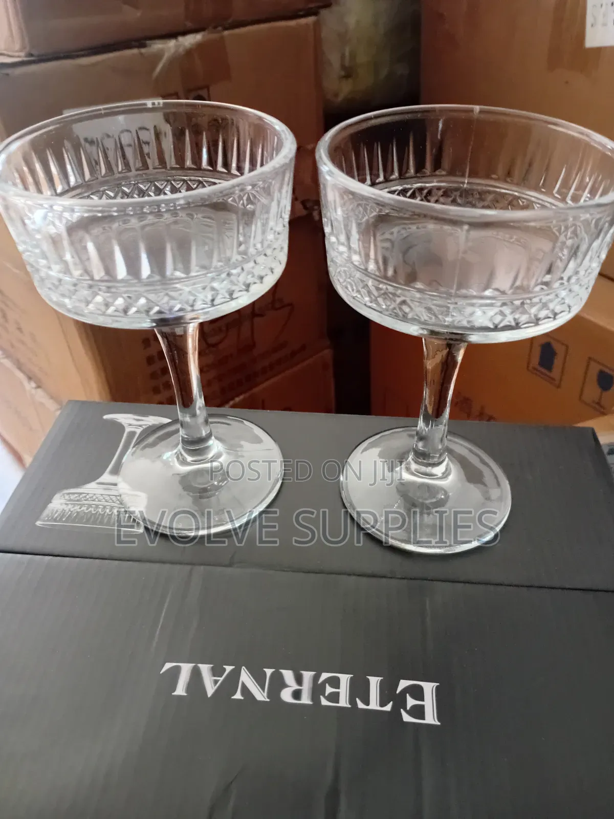 240ml Carved Coupe Glass