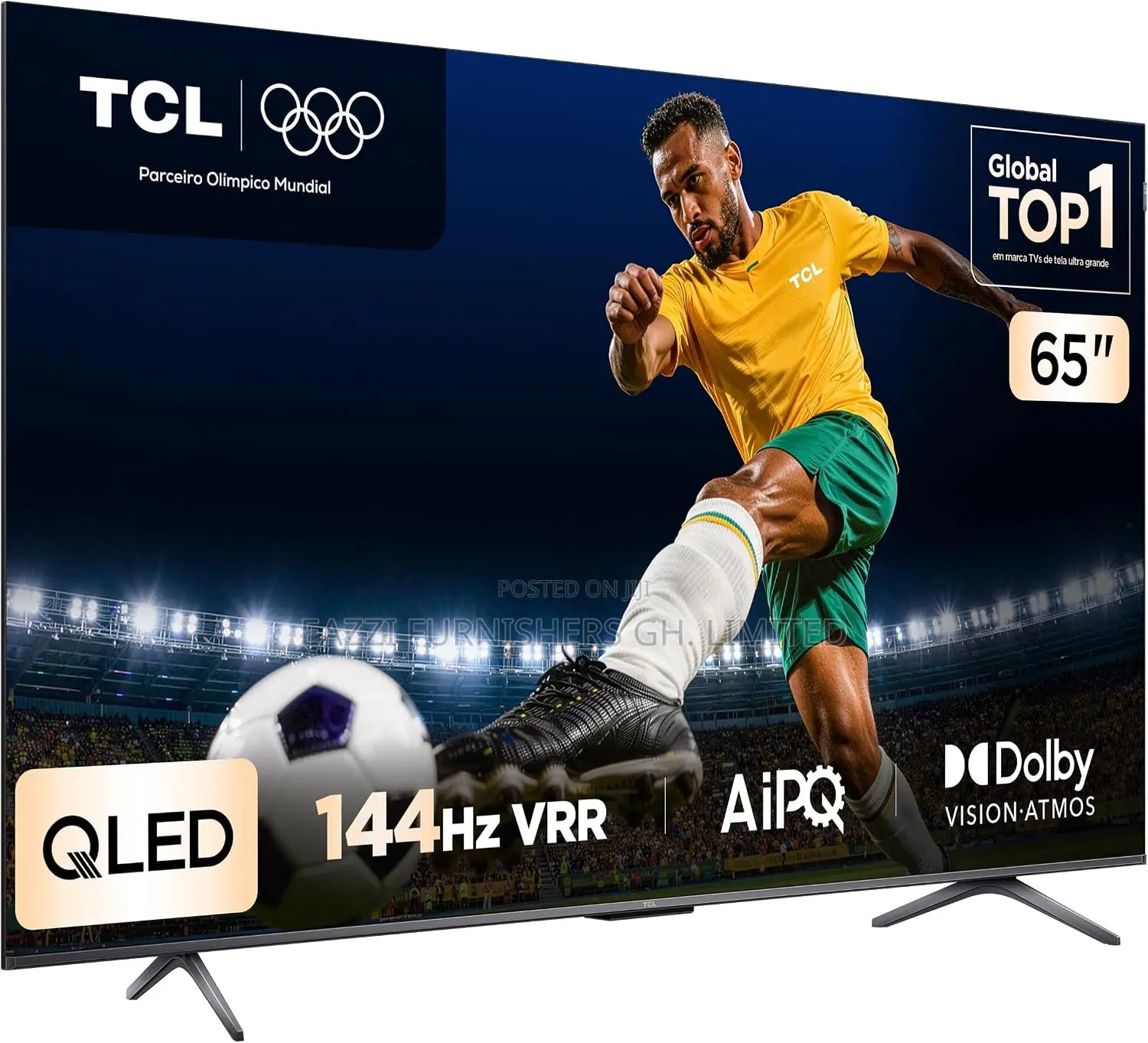 65 Inches TCL Premium Qled High End Master Game Tv 144 Hz Smart Uhd