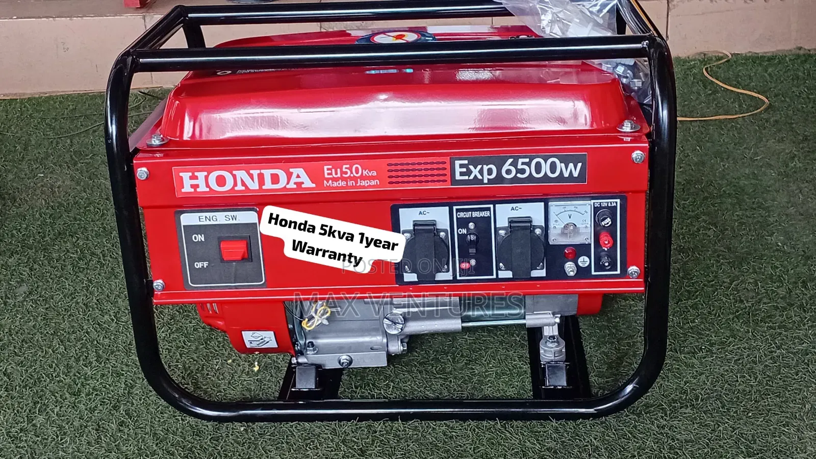 Honda 6500w Generator – Strong, Efficient Reliable 5kva