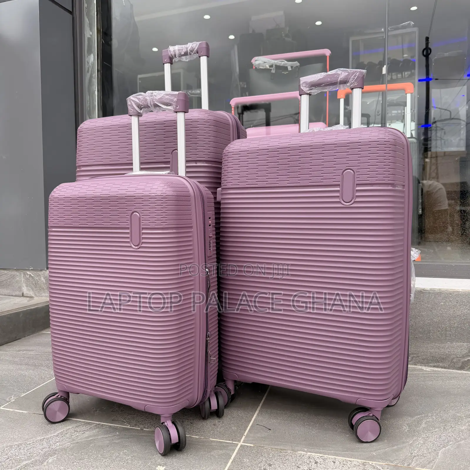Luxury Tpu Anti Crack Suitcase Set