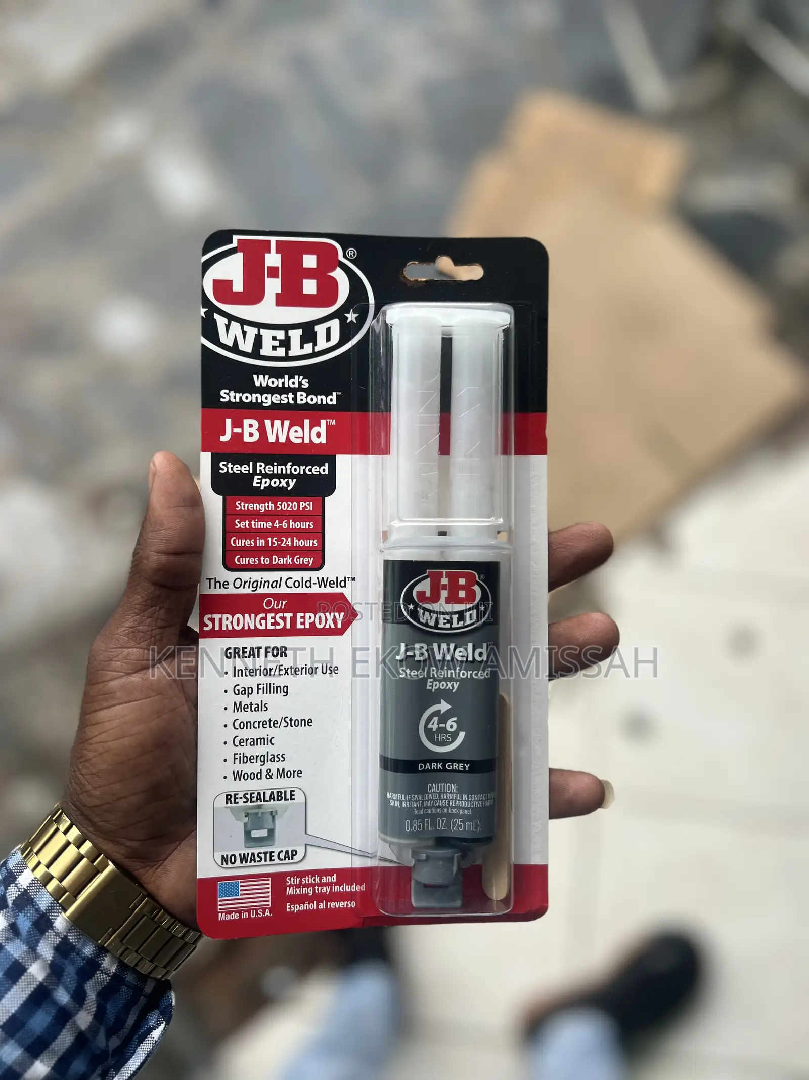 Jb Weld Steel Reinforced Epoxy