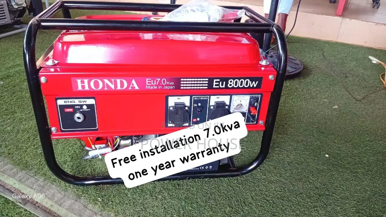 Enjoy Uninterrupted Power With the Honda 7.0kva Generator
