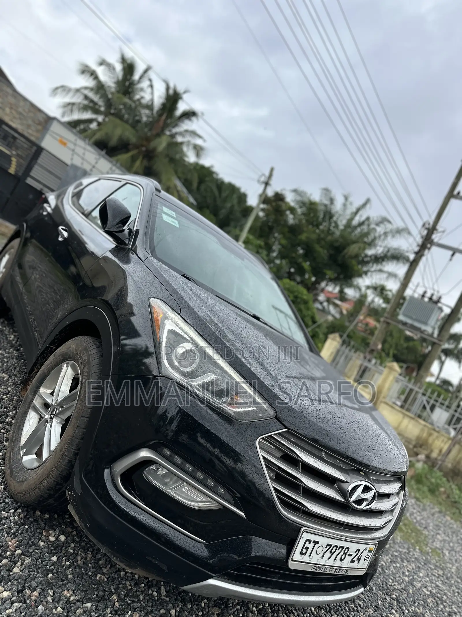 Hyundai Santa Fe SE AWD 2016 Black