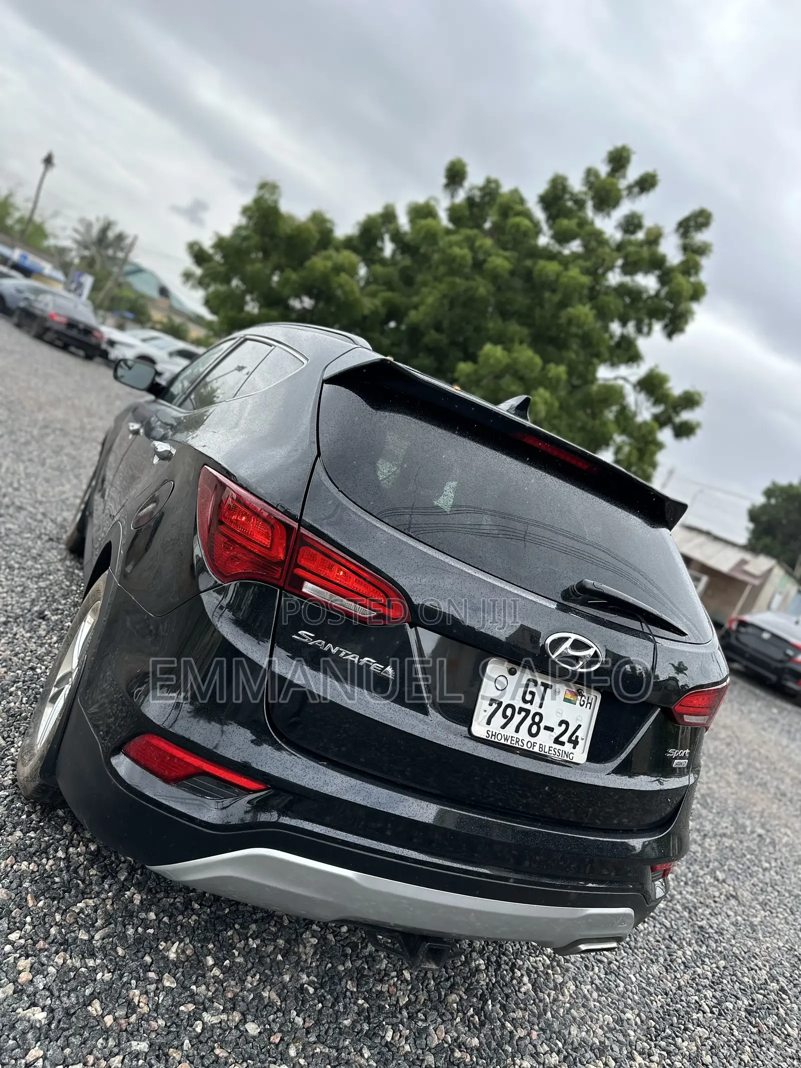 Hyundai Santa Fe SE AWD 2016 Black