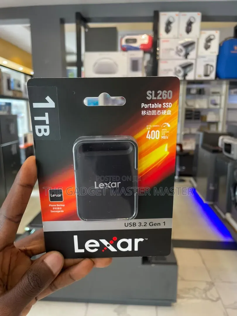 Lexar Usb 3.2 Gen 1 Sl260 Portable Ssd 1tb