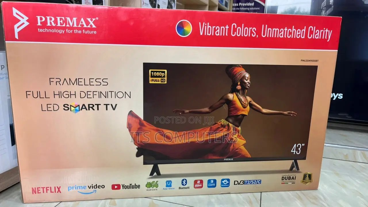 Premax 43 Inch Frameless Fhd Smart Tv