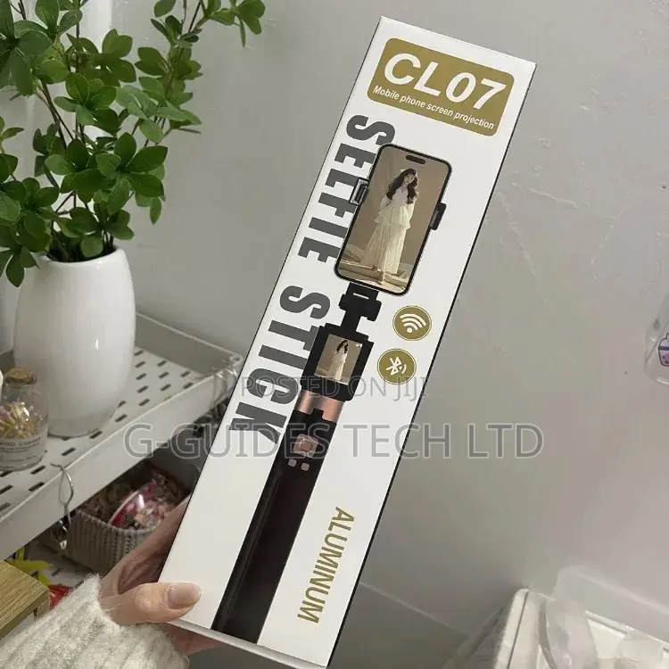 Cl07 Smart Selfie Stick With Screen