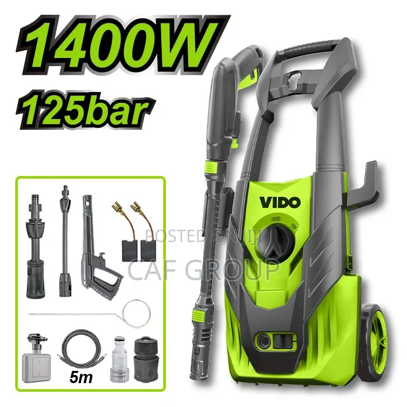 High Pressure Washer 125bar/1400w