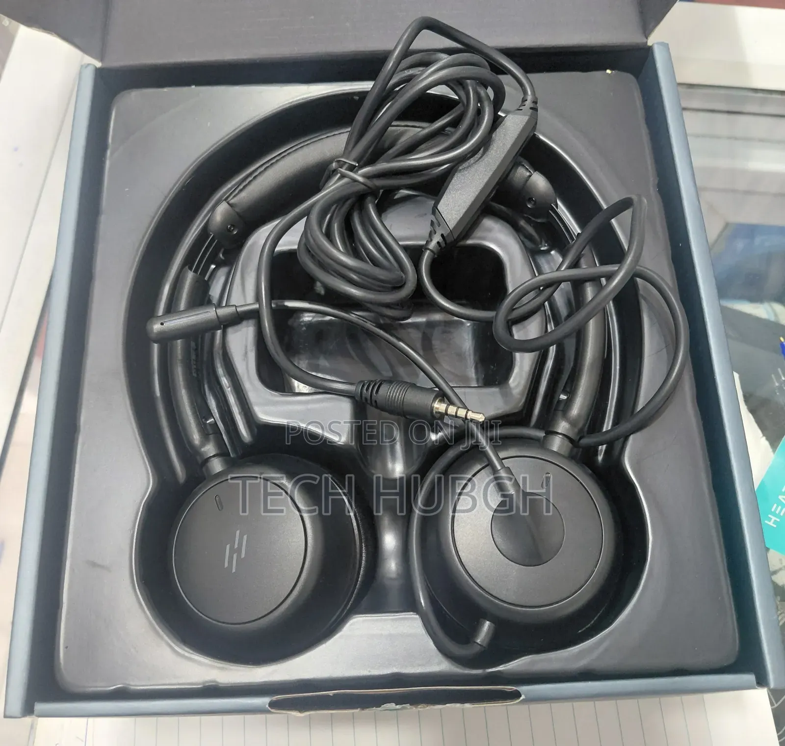 Heatz Voicedesk' 40 Wired Pine Headset
