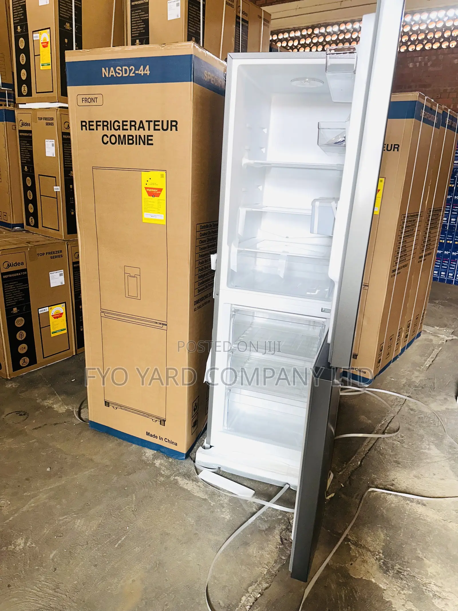 Nasco Nasd2-44 287litre Bottom Freezer Refrigerator With Dispenser