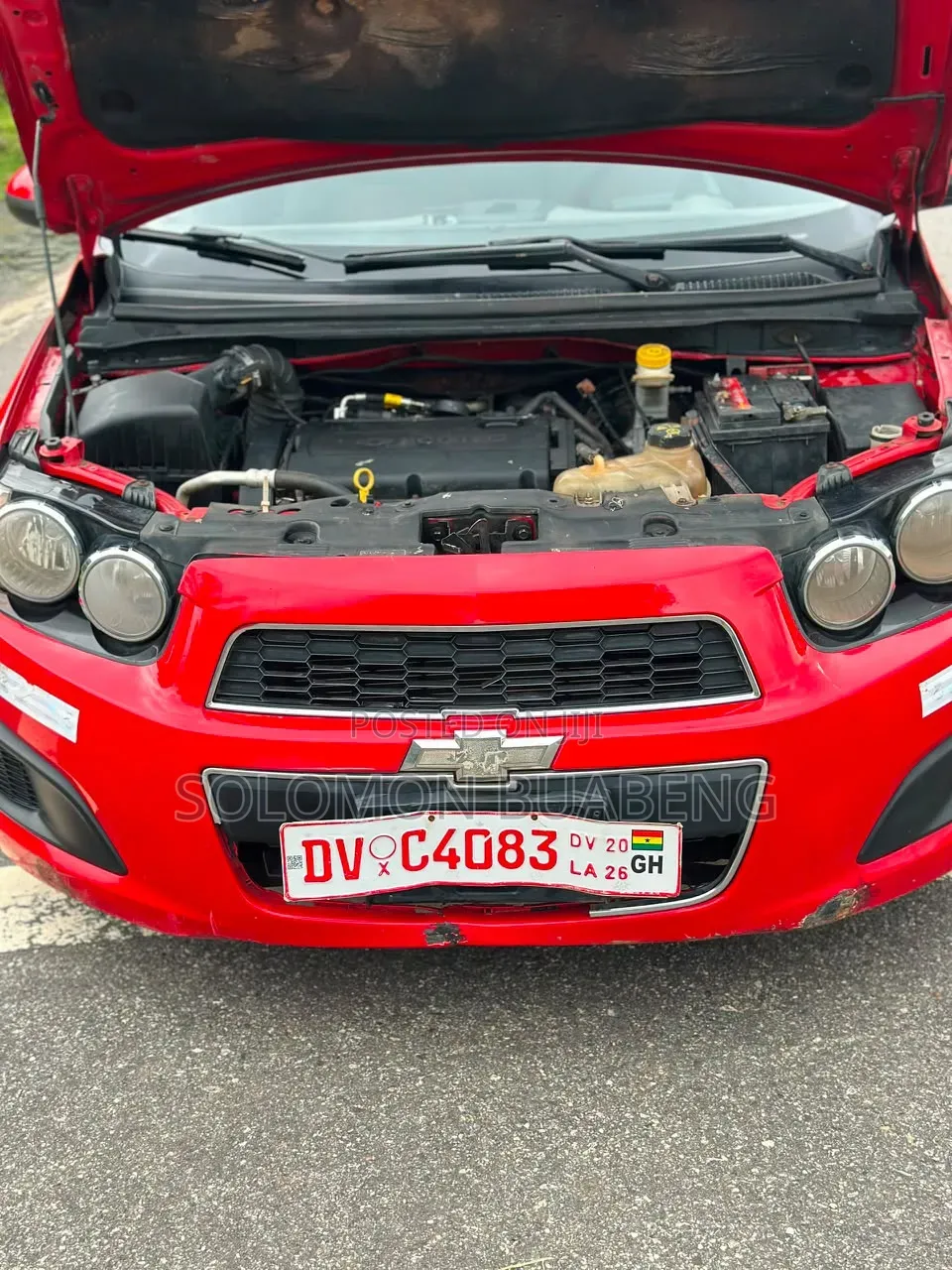 Chevrolet Sonic 2012 Red