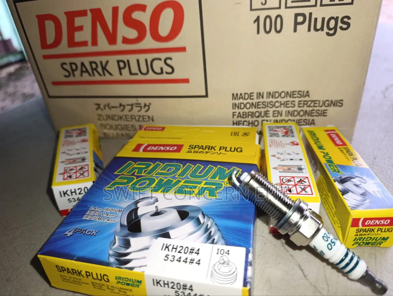 Denso Iridium Power Spark Plug 4-Pack, Ikh20