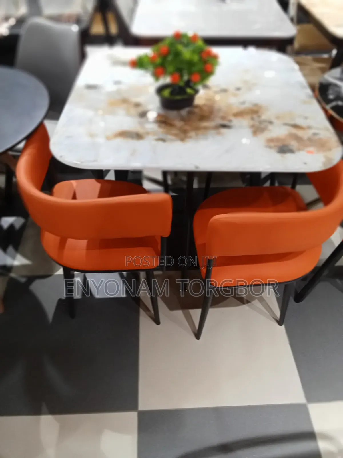Italian Dining Table and Chair