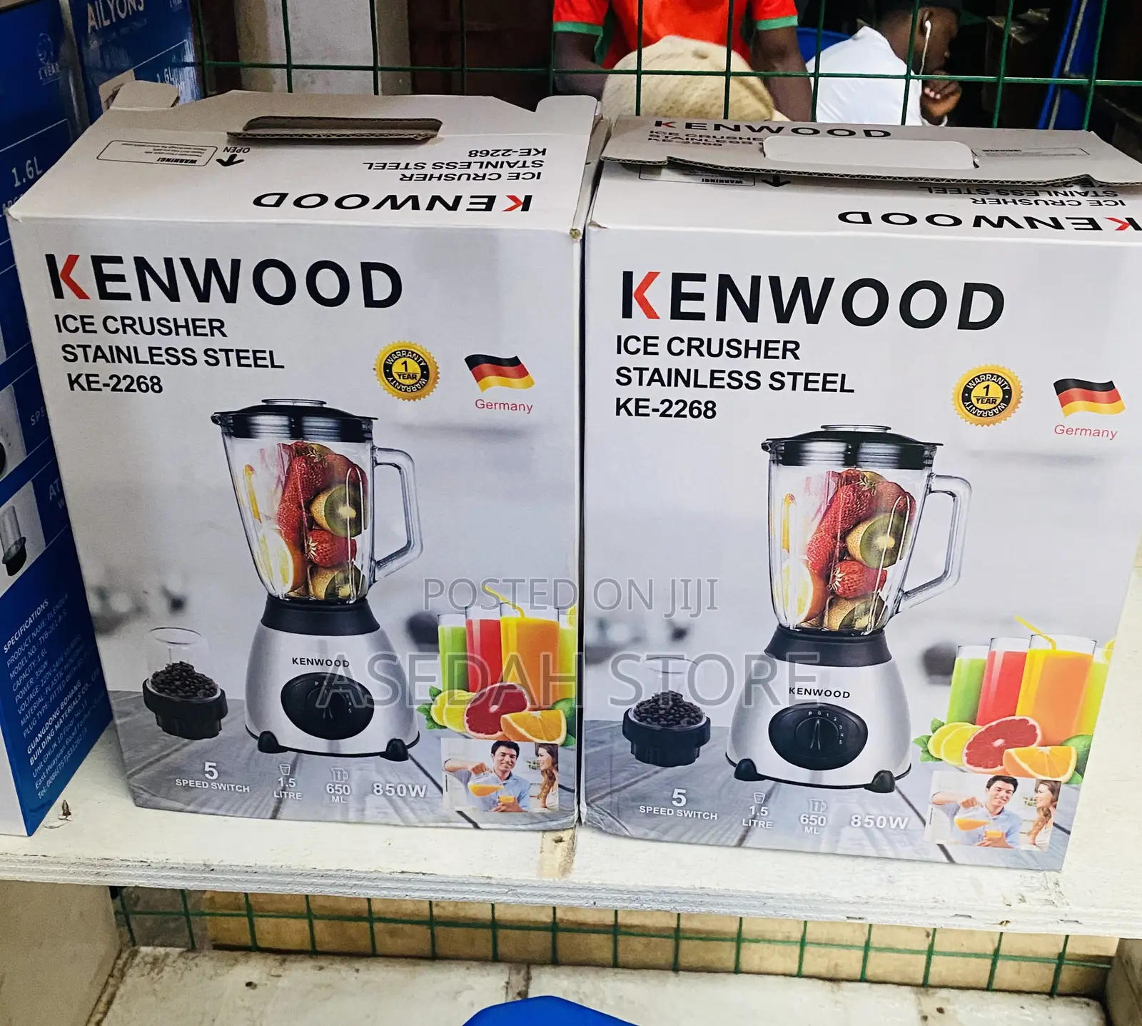 Kenwood Glass Blender 2 in 1