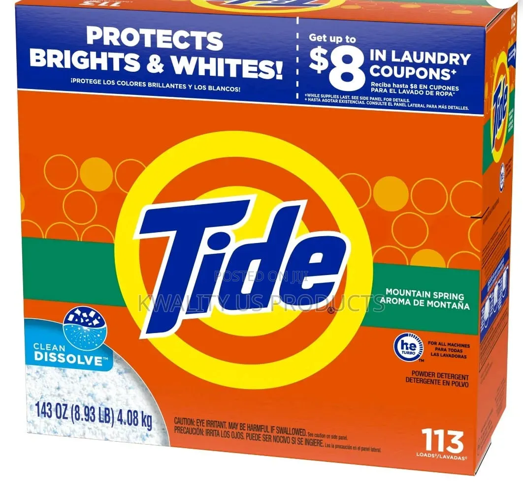 Tide Powder Laundry Detergent - 113 Loads - 3.66 Kilos