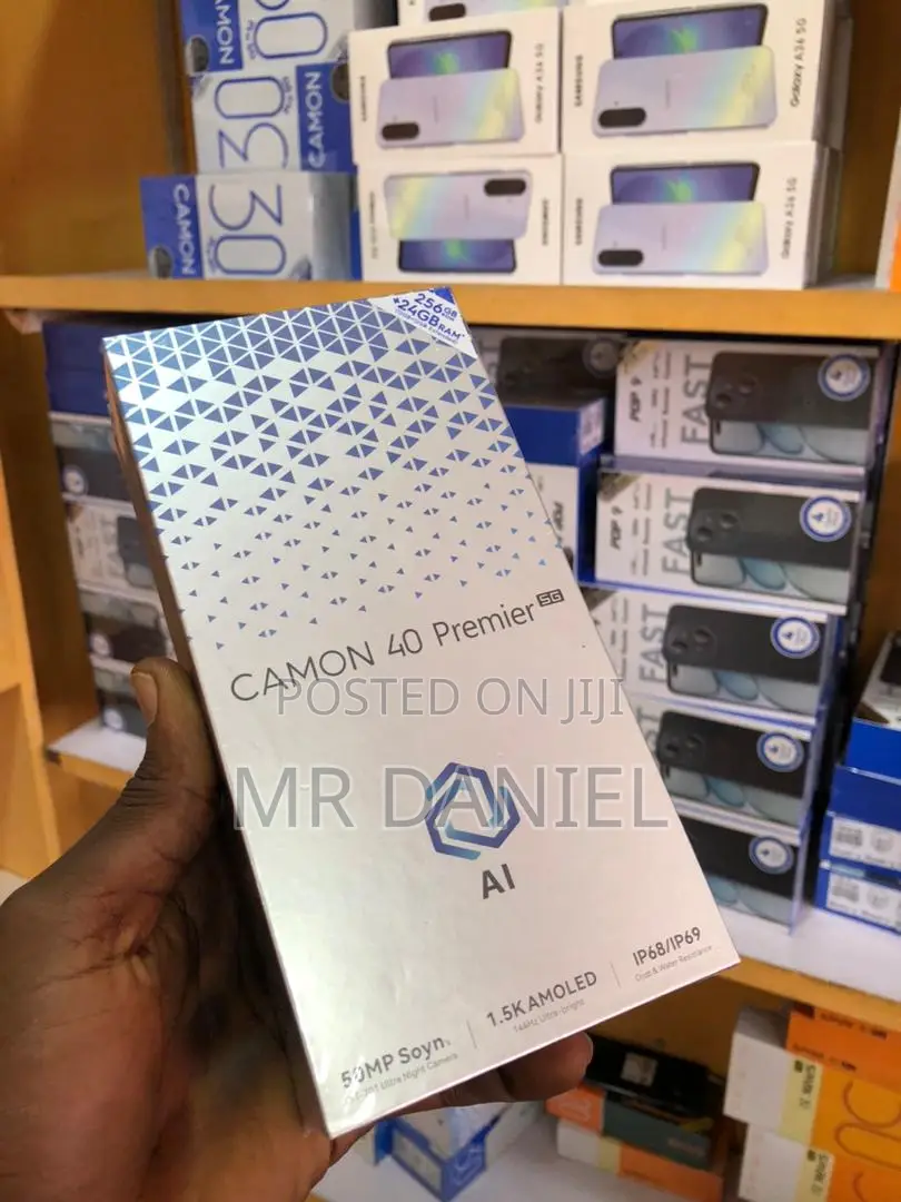 New Tecno Camon 40 Premier 5G 256 GB Black