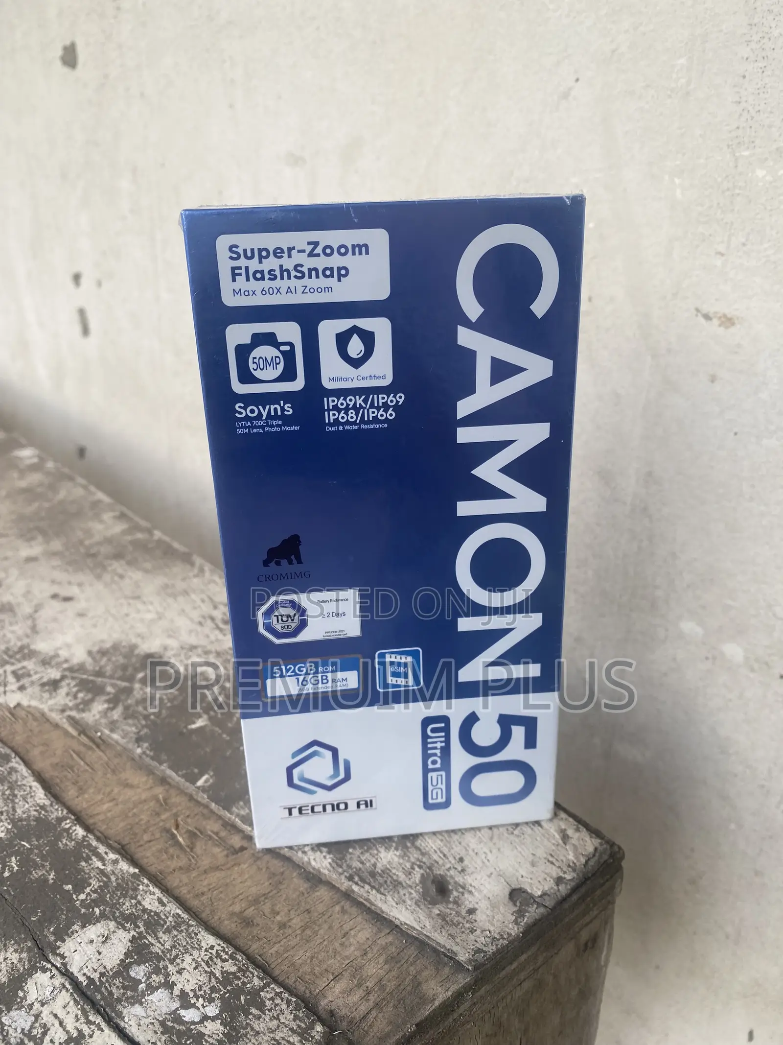 New Tecno Camon 50 Ultra 512 GB Silver