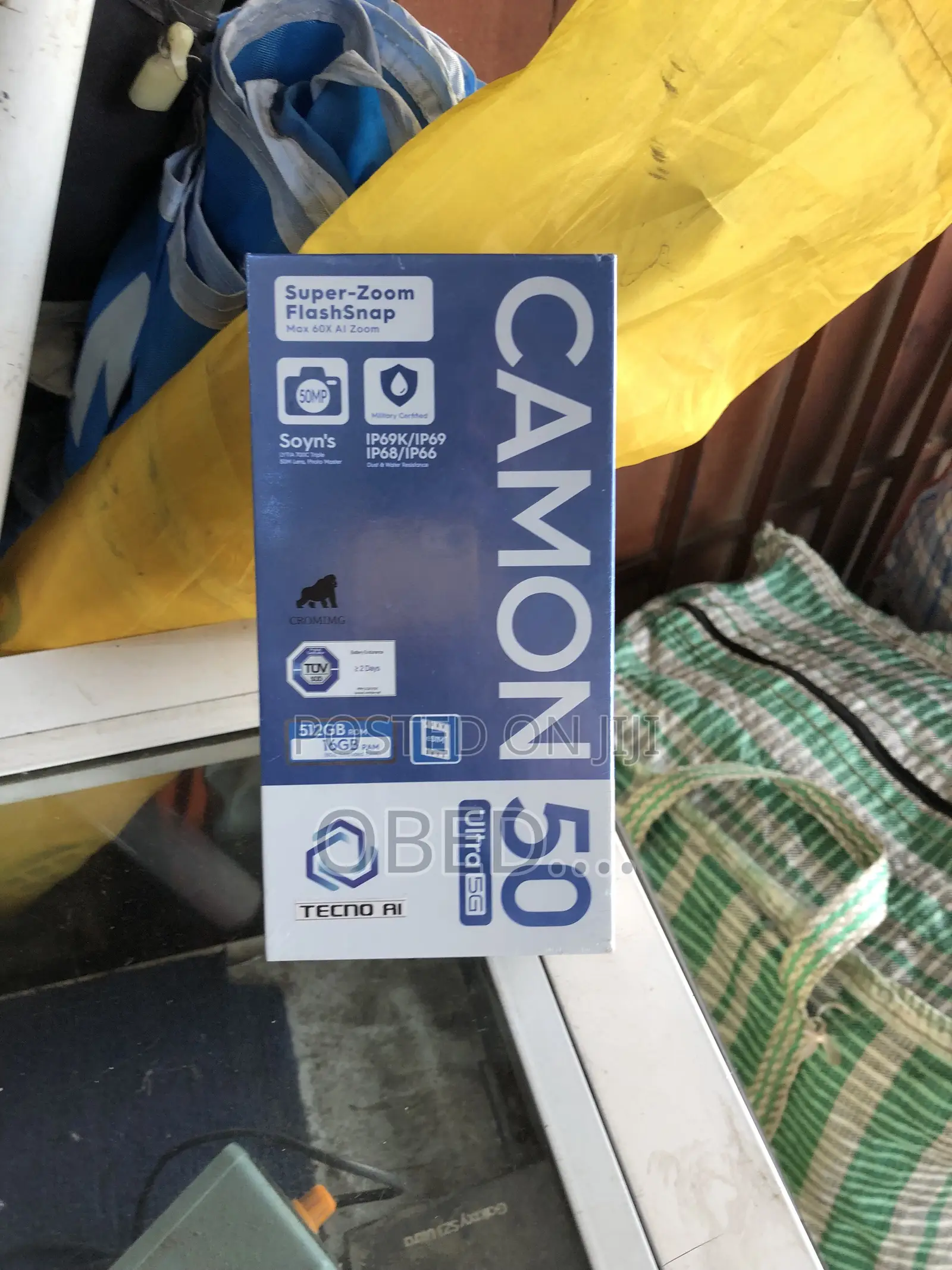New Tecno Camon 50 Ultra 512 GB Black