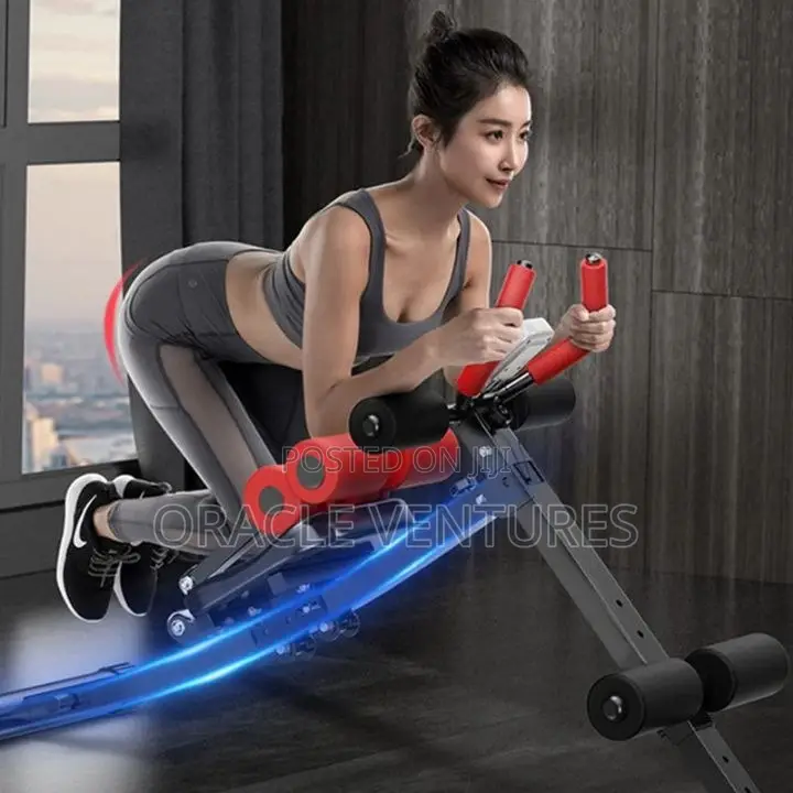 Ab Crunch With Digital Display , Abdominal Training Machine With 4 Int
