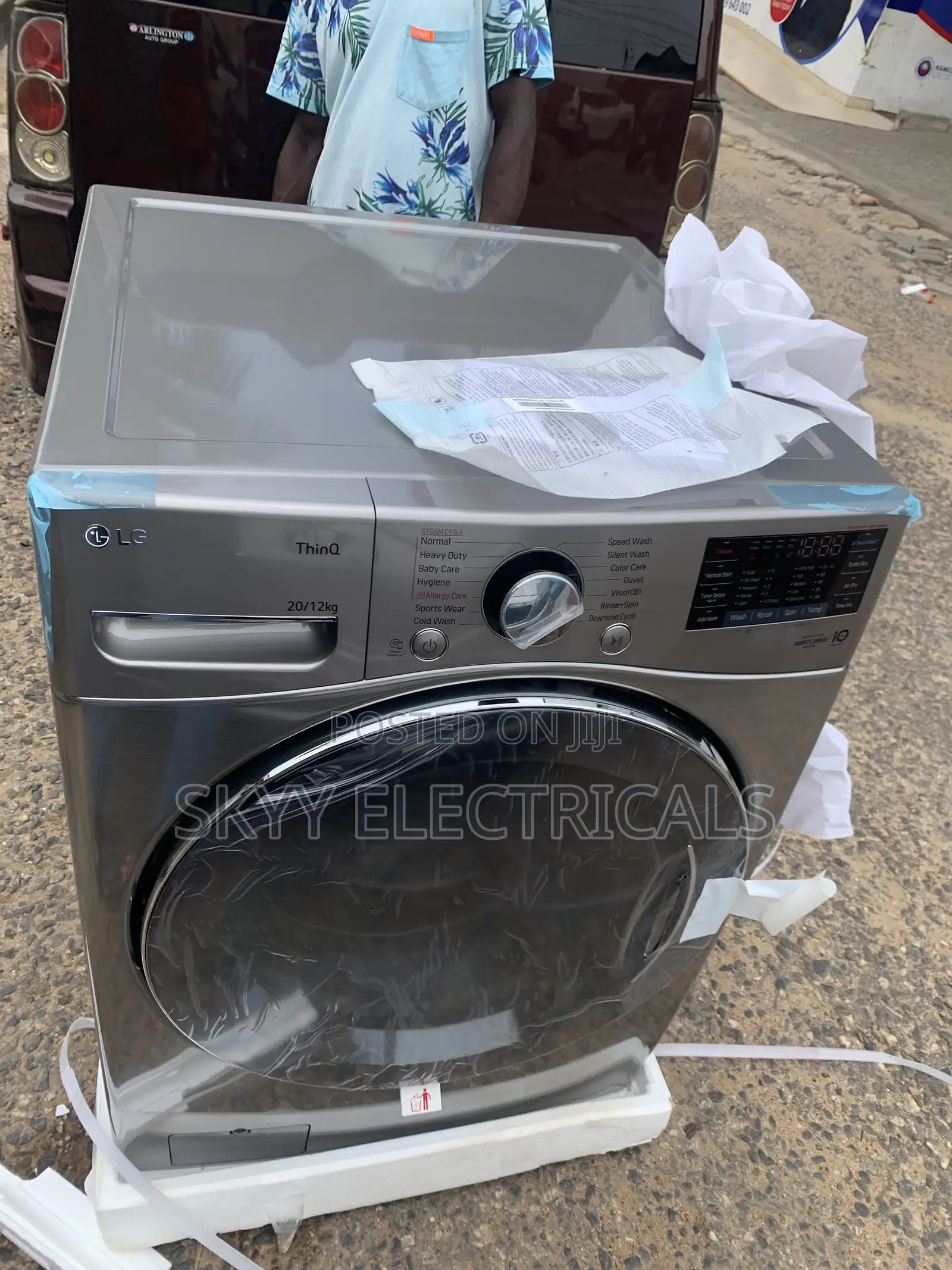 Massive Pearl 20kg Washer Dryer Frontload Washing Machine
