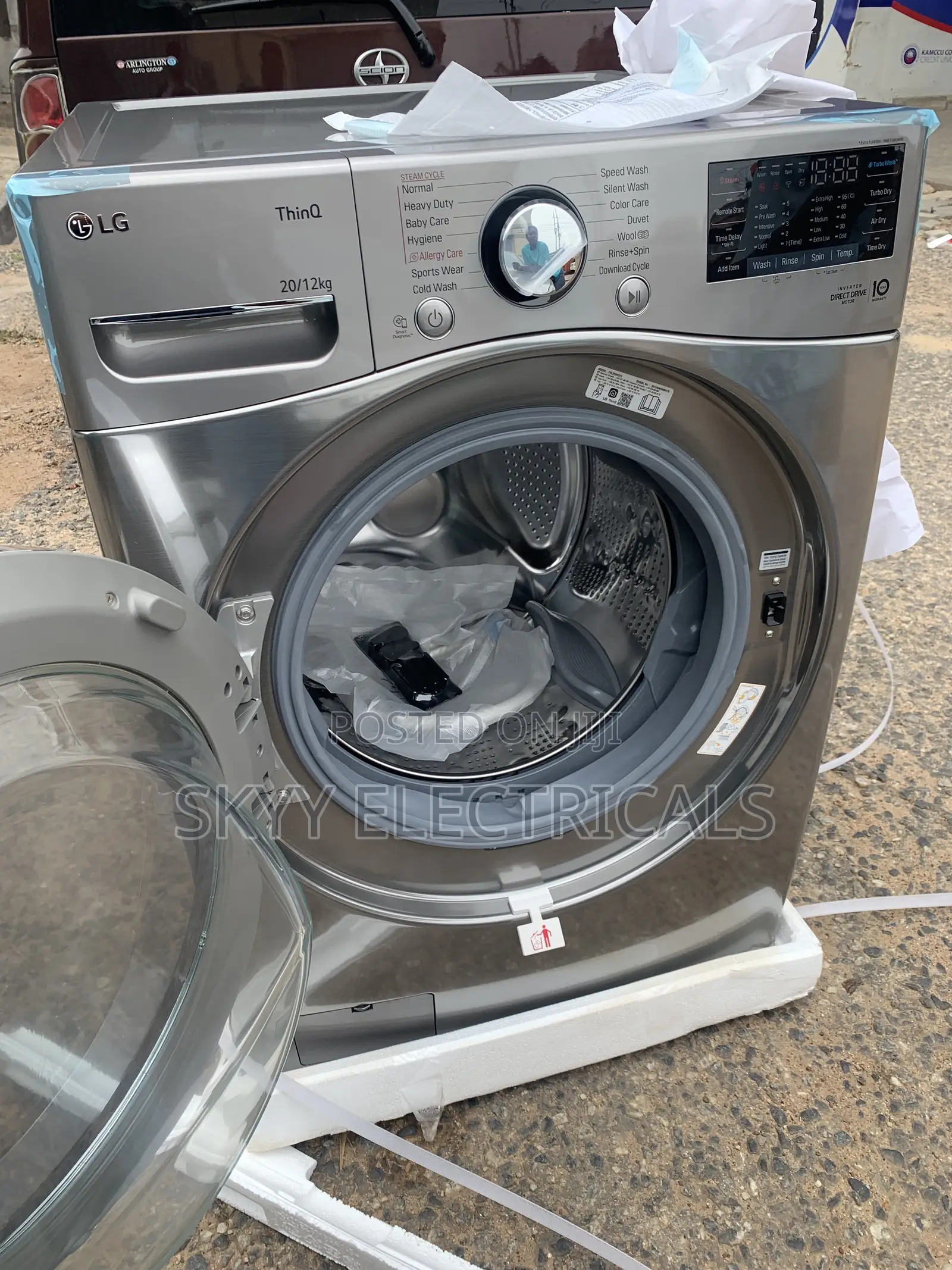 Massive Pearl 20kg Washer Dryer Frontload Washing Machine