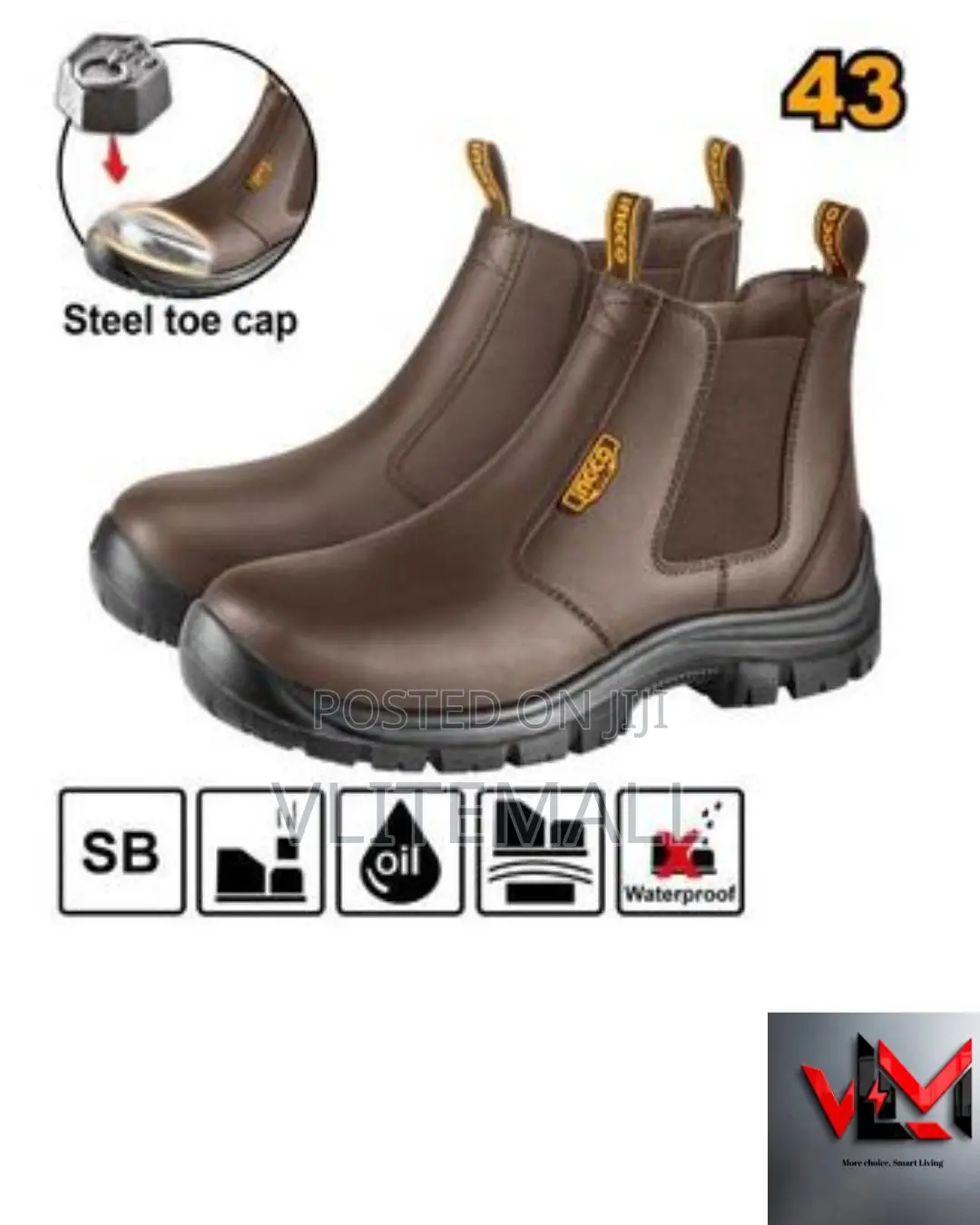 Ingco Safety Boots Ssh08sb.43 Size 43